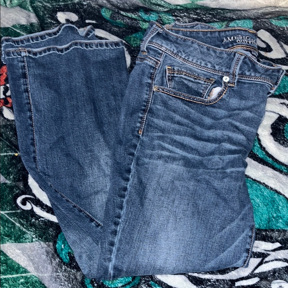 American Eagle Outfitters Women's Blue Jeans